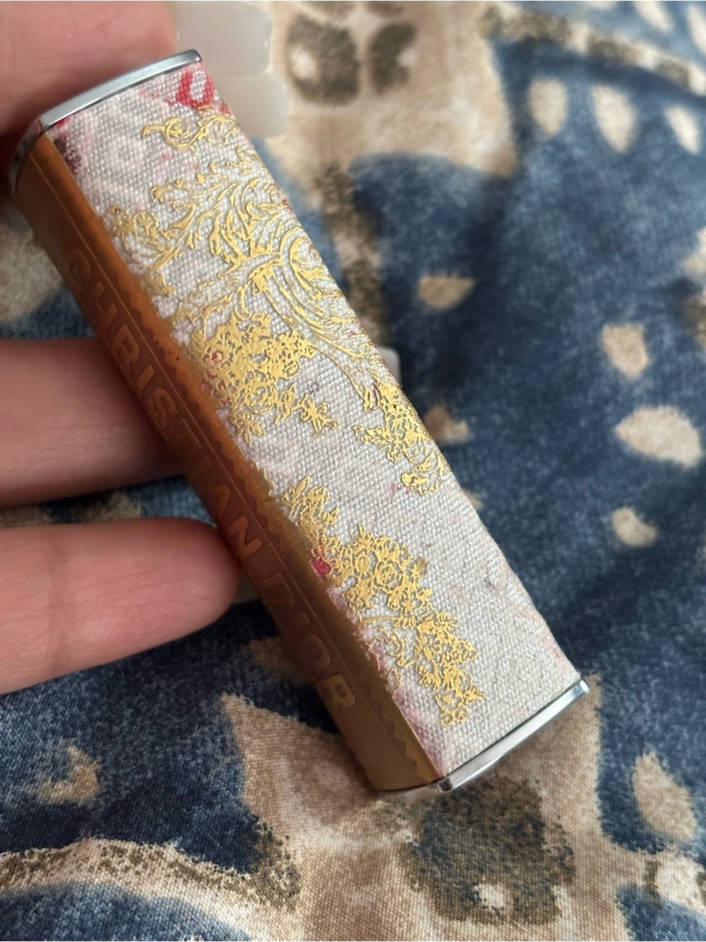 Dior Gold Embossed Lipstick Case - Christian Dior - Picture 3 of 8